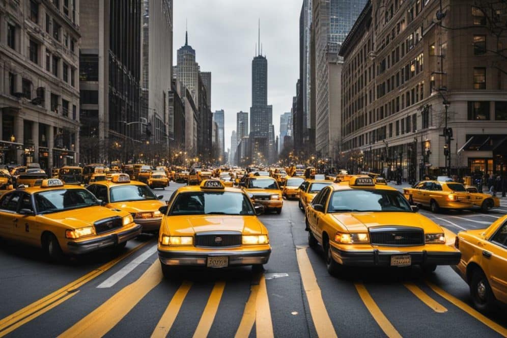taxis in Chicago